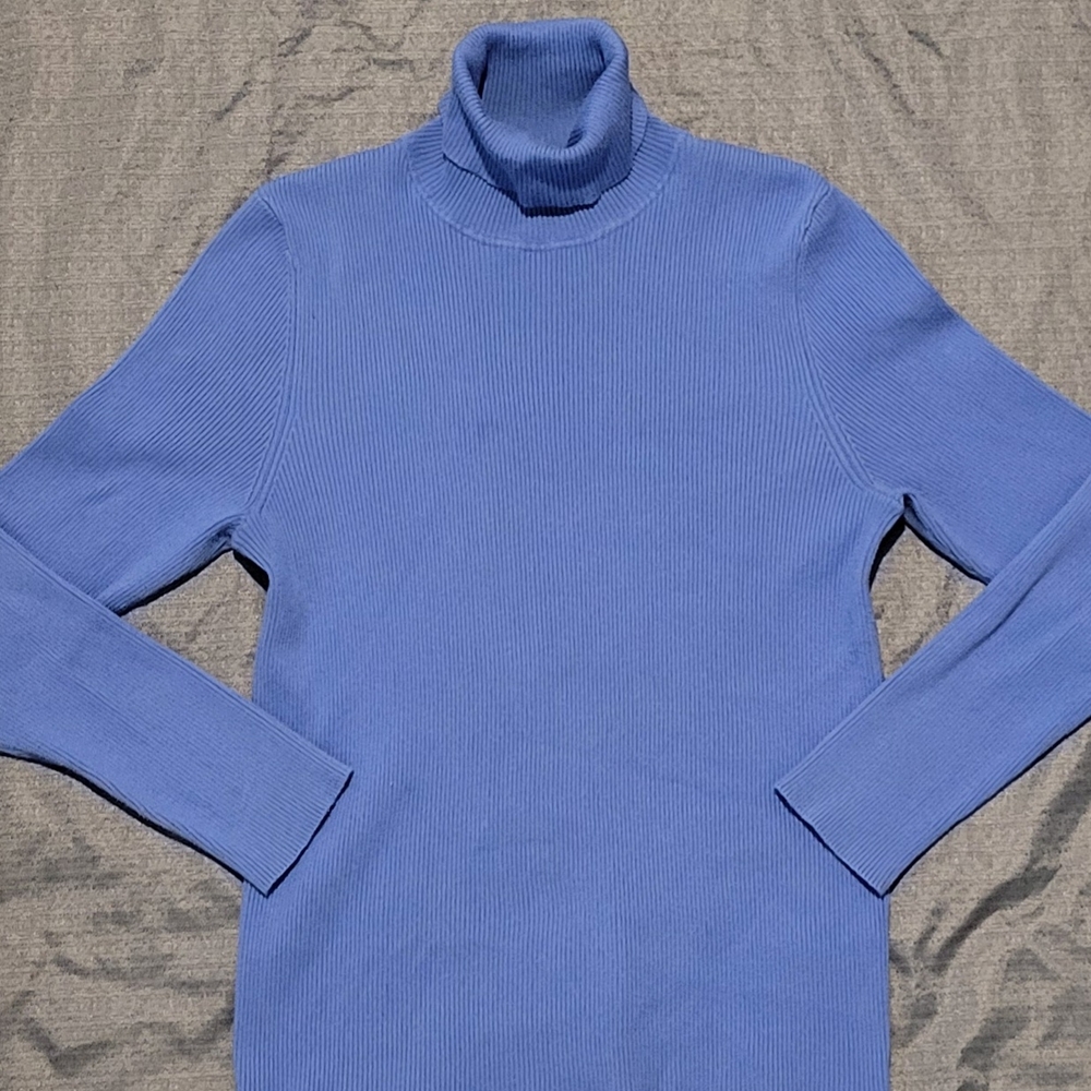 Chico's Blue Long Sleeve Tee